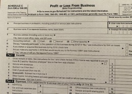 Schedule C Tax Form