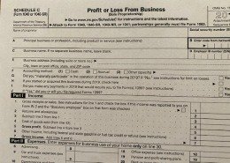 Schedule C Tax Form